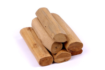 Chandan or sandalwood, sandalwood sticks, perfume, selective focus