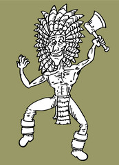 American indian dancing