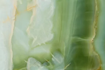 Fototapeten Soft onyx texture in gentle green colour. © Dmytro Synelnychenko