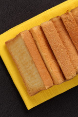 crispy rusk, cake rusk