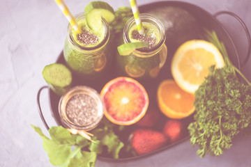 Organic food concept