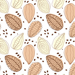 doodle cocoa  pattern
