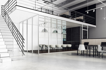 Large office interior