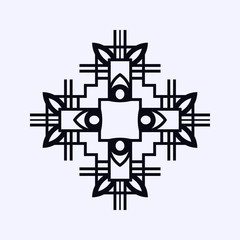 Vintage ornamental logo