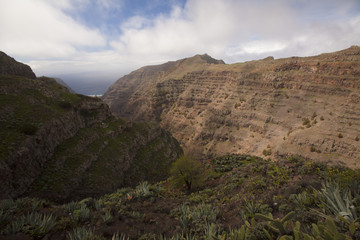Obraz premium Los Roques the rocks La-Gomera, Canary Islands, Spain