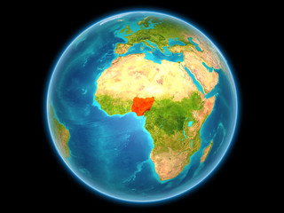 Nigeria on planet Earth