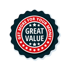 Great Value label illustration