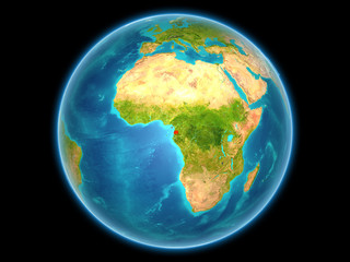 Equatorial Guinea on planet Earth