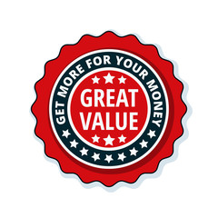 Great Value label illustration