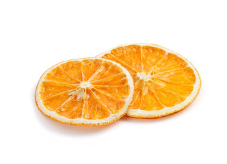dried fruit on white background