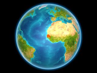 Senegal on planet Earth