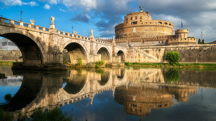 Fototapety  Castel Sant Angelo w Rzymie, Włochy