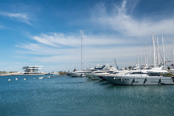 Juan Carlos 1 Marina in Valencia Spain
