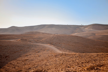 Negev natural reserve, part of Israel National Trail in Judaean Desert