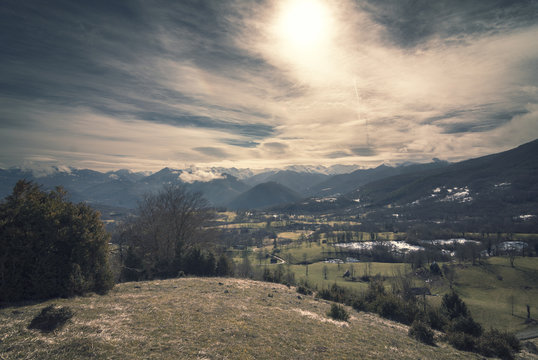 Fototapeta Paysage de montagne