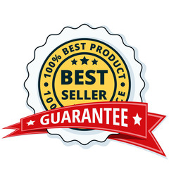 Best Seller label illustration