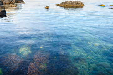 Background. Water surface.