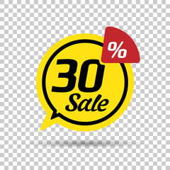Special offer sale red tag. This is the concept of the price list for discounts, of an advertising campaign, advertising marketing sales, discount, a unique offer. Vector illustration.