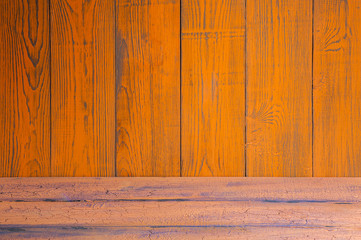 Wood orange texture or background
