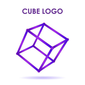 Cube 3d technology logo