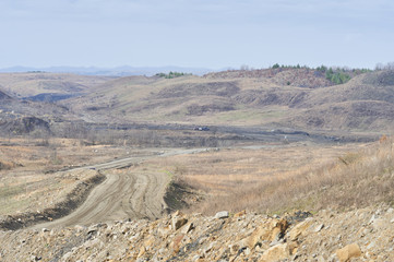 open pit mining