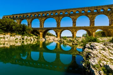 Acrylic prints Pont du Gard Pont du Gard, France, Europe, European, Western Europe