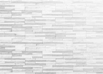 Marble rock stone brick tile wall texture pattern background in white grey color