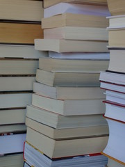 Stacks of books for a cool, intellectual background