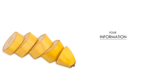Bananas cut into pieces pattern