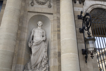 Sculpture outside City Hall, Bordeaux