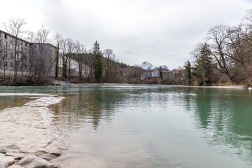 Fototapeta premium Der Lech in Füssen