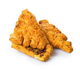 puffs with spinach and cheese