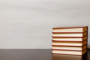 old book wrapped with chain and locked on padlock on table, concept