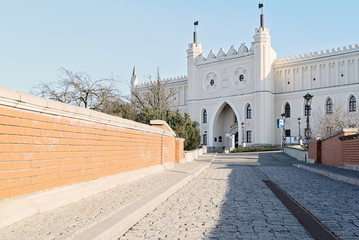 Fototapeta na wymiar Ingresso al Castello di Lublin Polonia