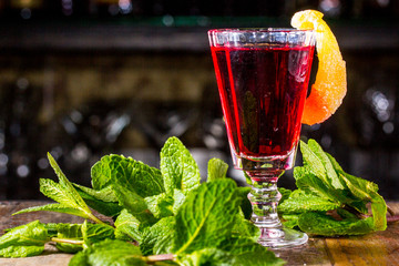 Liqueur infused with cranberries - 