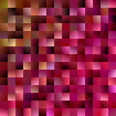 Abstract geometrical square background - gradient mosaic vector illustration from squares