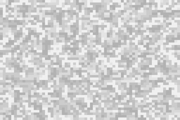 Бесшовный пиксельный серый камуфляжный фон. Векторная иллюстрация.