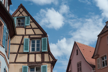 retail of typical architecture in Colmar - France