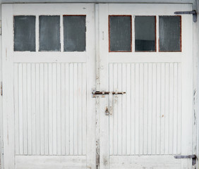 Obraz premium old garage door