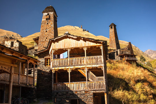 Dartlo village, Tusheti, Georgia