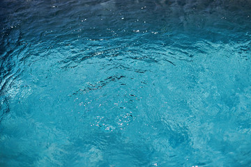 Blue water surface