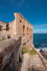 Naklejka premium North Tenerife island coastline and abandoned ruins la Gordejuela.