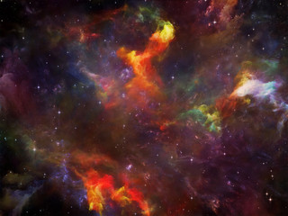 Fototapeta na wymiar Glow of Nebula