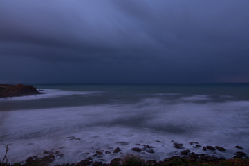 Sao Lourenco beach after sunset