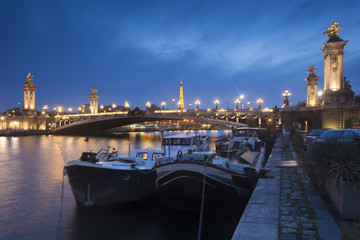 Fototapeta na wymiar Seine river, Paris, France