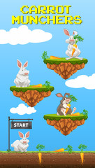 Cute Animals Jumping Game Template