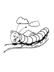 raupe witzig schwindel ast