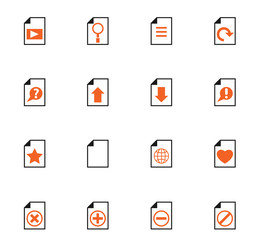 document icon set