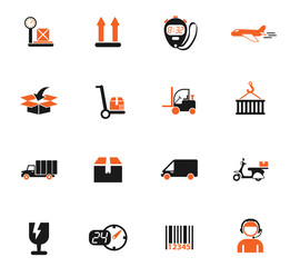 delivery icon set
