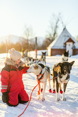 Little girl with husky dog © TravelPhotoBloggers